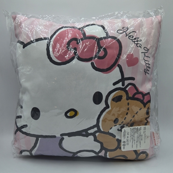 Sanrio Hello Kitty square pillow cushion - Picture 2 of 6